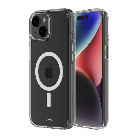 AXS ULTRA CLEAR MagSafe Compatible Drop-tested Clear Case for Apple iPhone 15 Plus