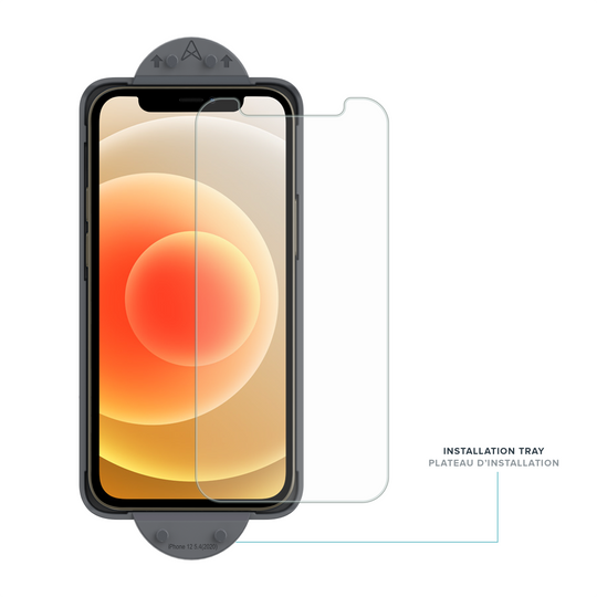 Axessorize ARMORGlass Pro Protecteur d'écran avec plateau d’installation pour Apple iPhone 12 mini