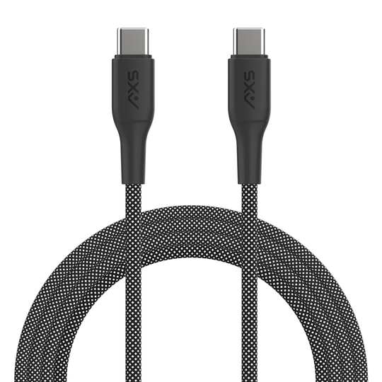 AXS PROCharge Premium USB-C to USB-C Braided Cable (2.4M)