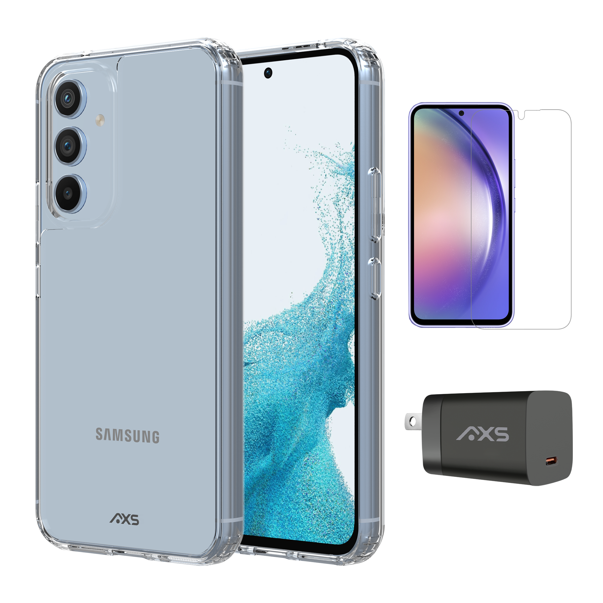 AXS Starter Kit bundle | Ultra Clear Case | Screen Protector | 30w ...