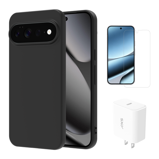 AXS POP Bundle | Pop Shell Case, Screen Protector & 30W Charger for Pixel 11 Pro XL