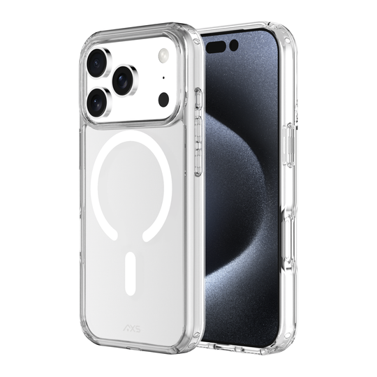 AXS ULTRA CLEAR MagSafe Compatible Drop-tested Clear Case for Apple iPhone 17 Pro