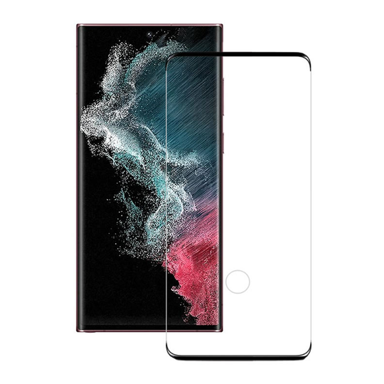 Axessorize ARMORGlass Protecteur d'écran courbé pour Samsung Galaxy S22 Ultra