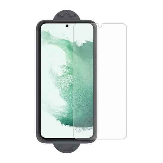 Axessorize ARMORGlass Pro 2.5D Curved Screen Protector with installation tray for Samsung Galaxy S22+