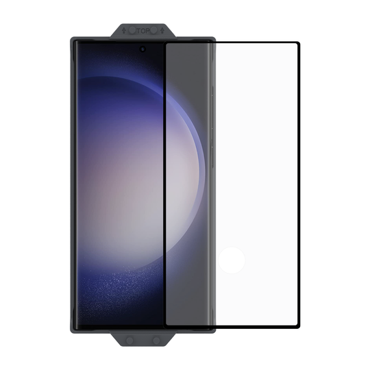 AXS ARMORGlass Pro Courbé Protecteur d'écran avec plateau d’installation pour Samsung Galaxy S23 Ultra