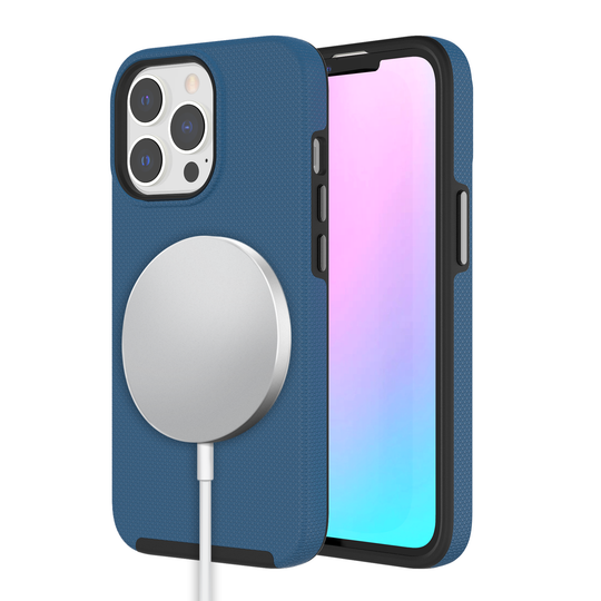 Axessorize PROTech MagSafe Compatible Dual-layered Anti-Shock Case with Raised Lips for Apple iPhone 13 Pro Max