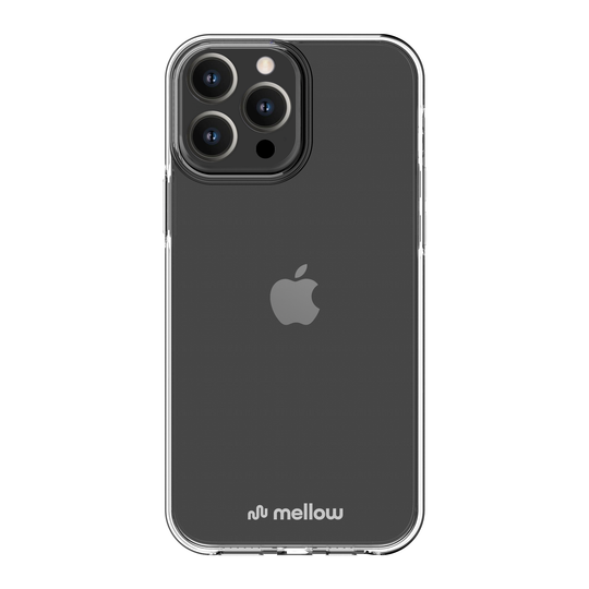 mellow étui ecoclear en plastique recyclé pour Apple iPhone 13 Pro | Transparent