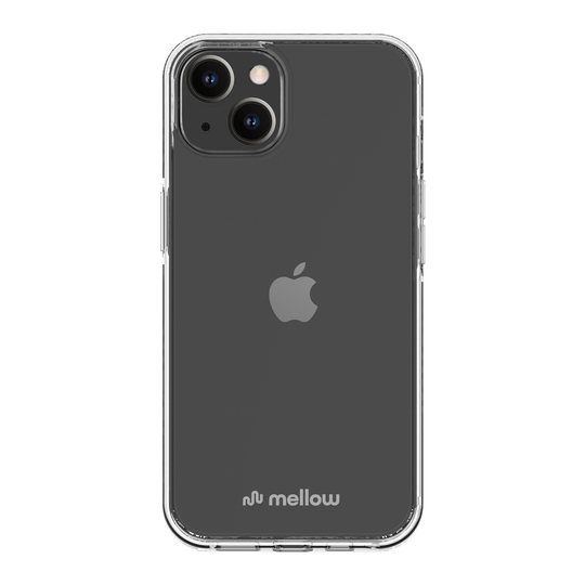mellow étui ecoclear en plastique recyclé pour Apple iPhone 13 mini | Transparent